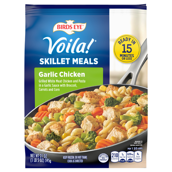 Save on Birds Eye Voila! Skillet Meals Garlic Chicken Order Online