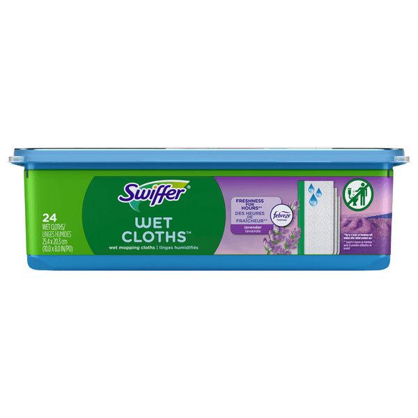 Save on Swiffer Febreze Lavender Wet Mopping Cloths Refill Order Online Delivery Stop & Shop