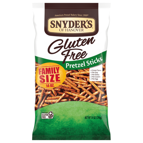 Save on Snyder's of Hanover Pretzel Sticks Gluten Free Family Size