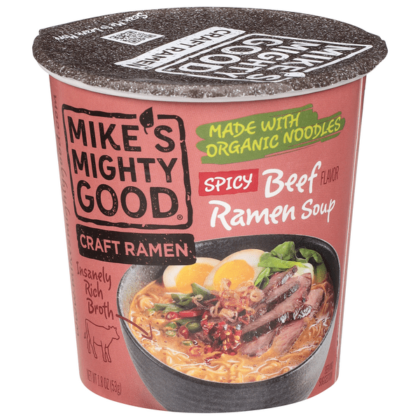 Save on Mike's Mighty Good Craft Spicy Beef Ramen Soup Order Online
