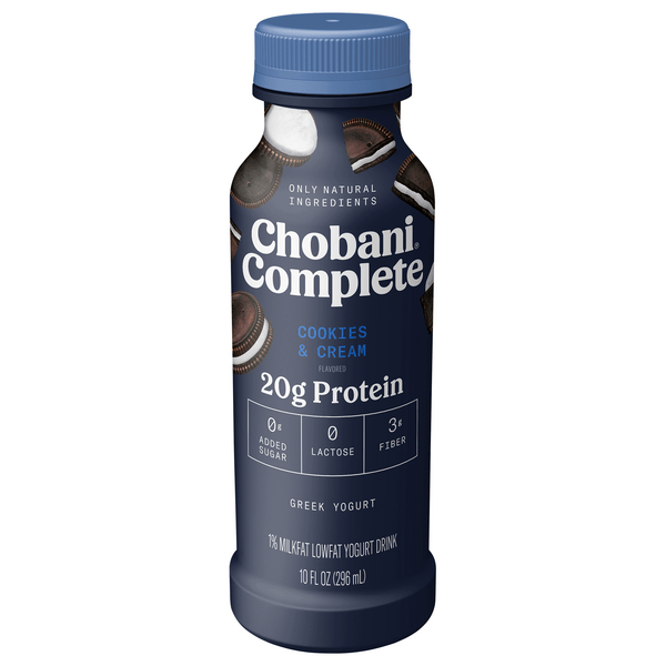 Save on Chobani Complete Low Fat Cookies & Cream Protein Yogurt Drink