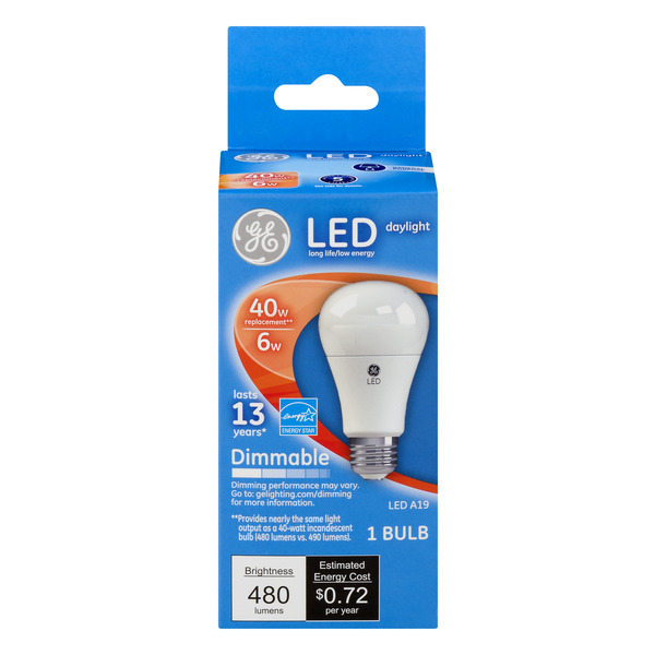 Save on GE LED Daylight Dimmable 40w Order Online Delivery Stop & Shop
