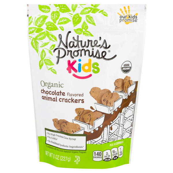 Save on Nature's Promise Organic Chocolate Animal Crackers Order Online