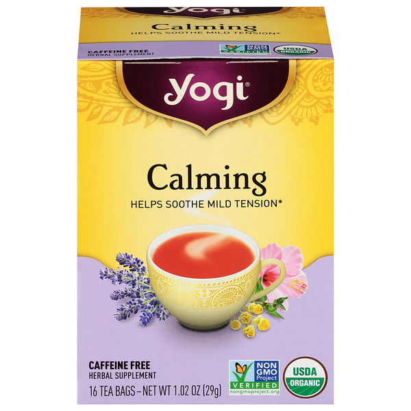 Save on Yogi Calming Herbal Tea Bags Caffeine Free Organic Order Online