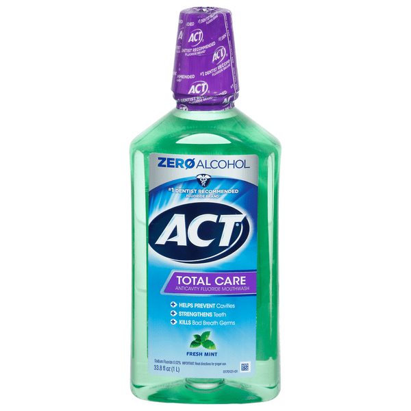 Save on ACT Total Care Anticavity Fluoride Mouthwash Fresh Mint Order