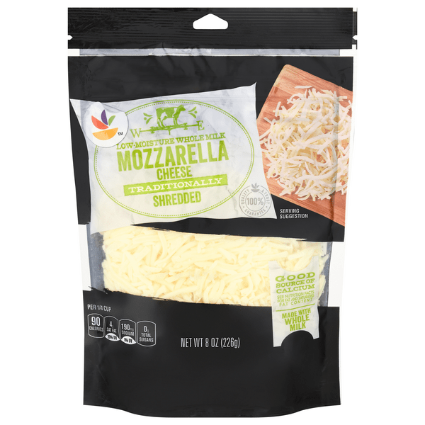 Save on Giant Mozzarella Cheese Whole Milk Traditionally Shredded Order Online Delivery Giant