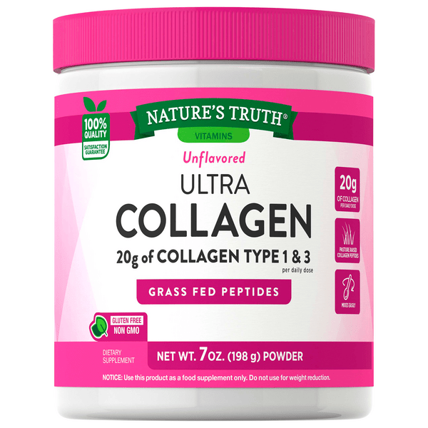 Save on Nature's Truth Ultra Collagen Unflavored Powder Gluten Free