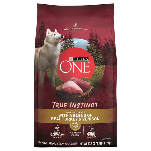 Save on Purina ONE True Instinct Adult Dry Dog Food Real Turkey