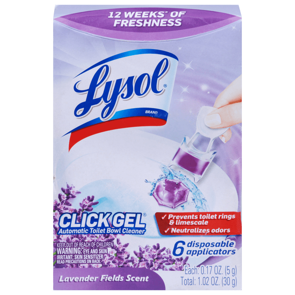 Save on Lysol Click Gel Lavender Fields Scent Automatic Toilet Bowl