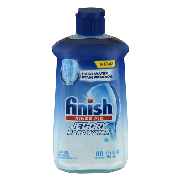 Save on FINISH Jet Dry Dishwasher Rinse Aid Hard Water Protection Order