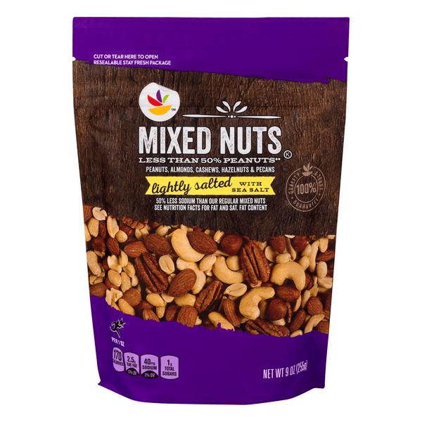 Save on Our Brand Mixed Nuts Less Than 50 Peanuts Lightly Salted with