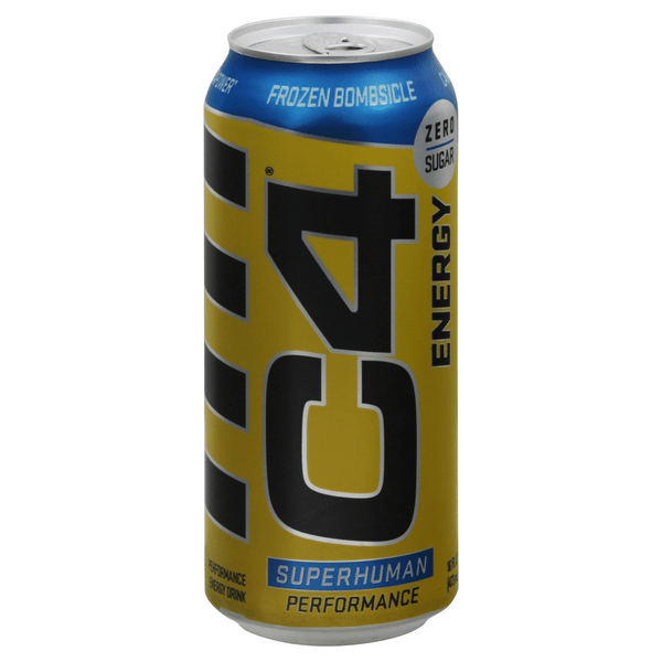 Save on Cellucor C4 Energy Carbonated Drink Zero Sugar Frozen Bombsicle