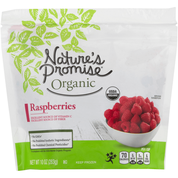 Save on Nature's Promise Organic Raspberries Frozen Order Online