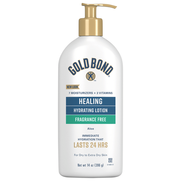 Save on Gold Bond Healing Body Lotion with Aloe Fragrance Free Pump