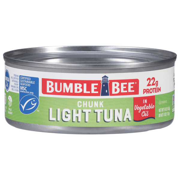Save on Bumble Bee Chunk Light Tuna in Vegetable Oil Order Online Delivery Food Lion