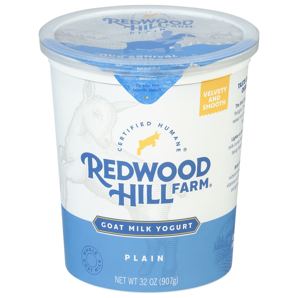 Save on Redwood Hill Farm Plain Goat Milk Yogurt Order Online Delivery MARTIN'S