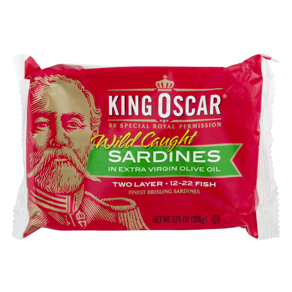 Save on King Oscar Sardines in Extra Virgin Olive Oil WildCaught Order Online Delivery MARTIN'S
