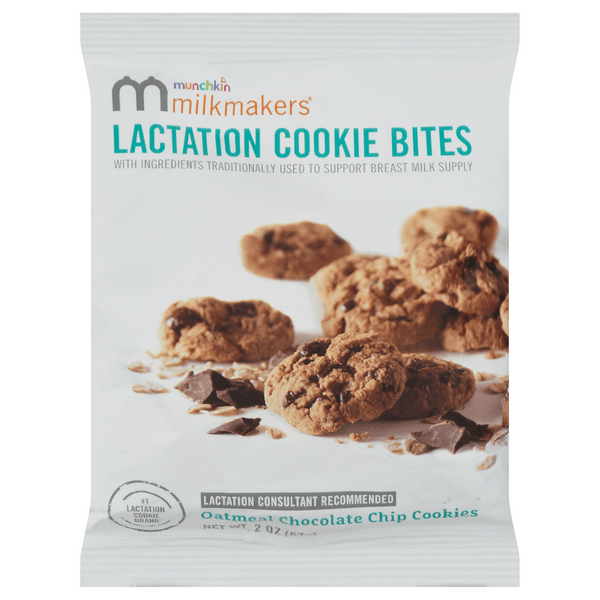 Save on Munchkin milkmakers Oatmeal Chocolate Chip Lactation Cookie Bites Order Online Delivery