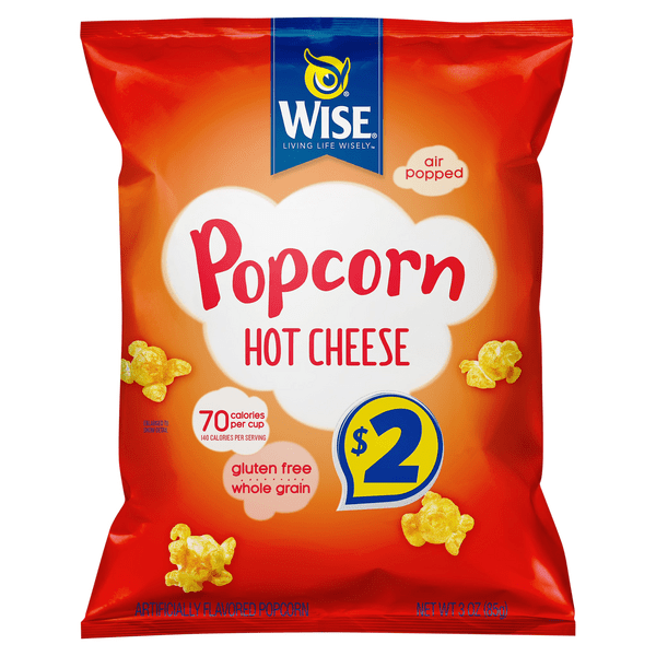 Save on Wise Popcorn Hot Cheese Gluten Free Order Online Delivery