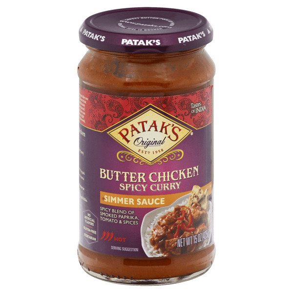 Save on Patak's Simmer Sauce Butter Chicken Spicy Curry Order Online