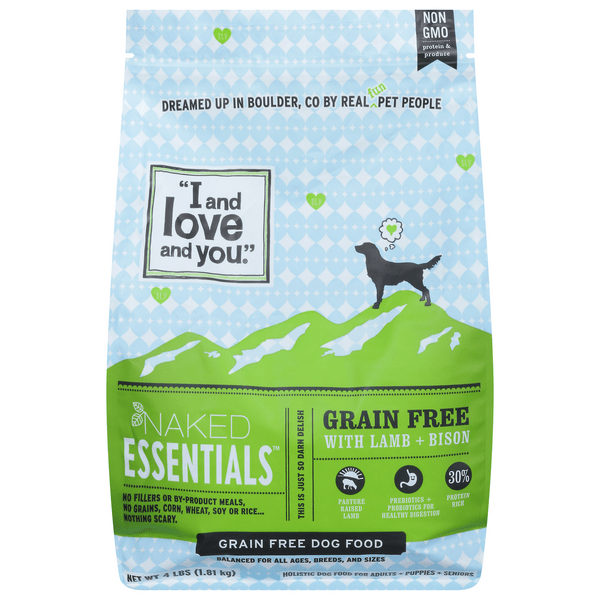 Save on I and Love and You Naked Essentials Grain Free Lamb + Bison Dry
