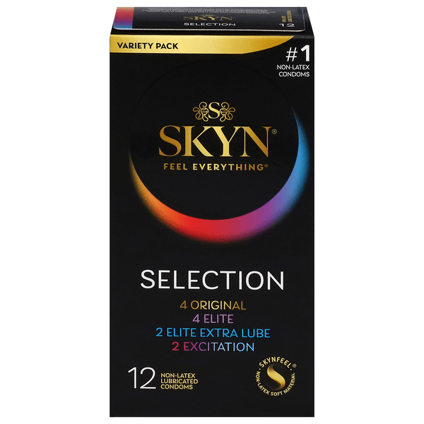 Save on Skyn Feel Everything Selection Condoms NonLatex Lubricated