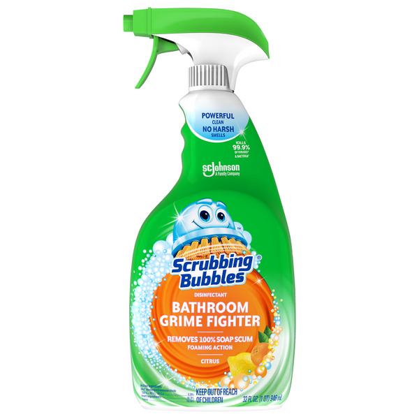 Save on Scrubbing Bubbles Bathroom Cleaner Grime Fighter Citrus Trigger