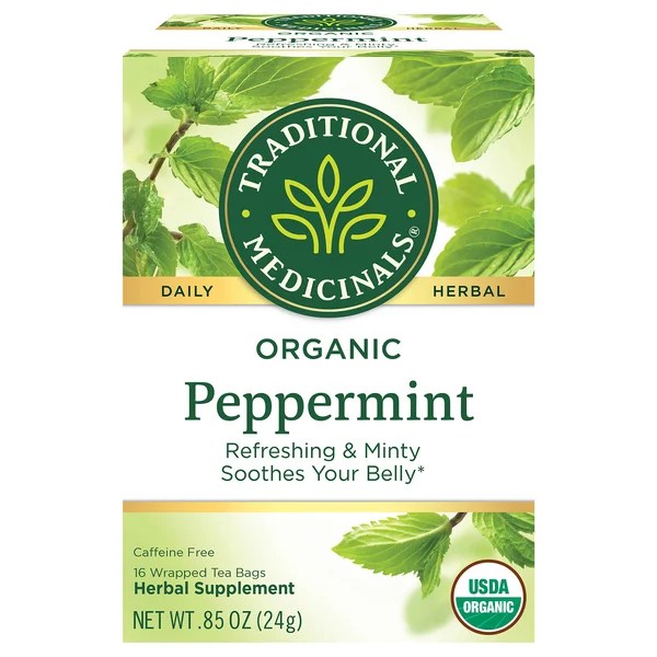 Save on Traditional Medicinals Peppermint Herbal Tea Bags Caffeine Free