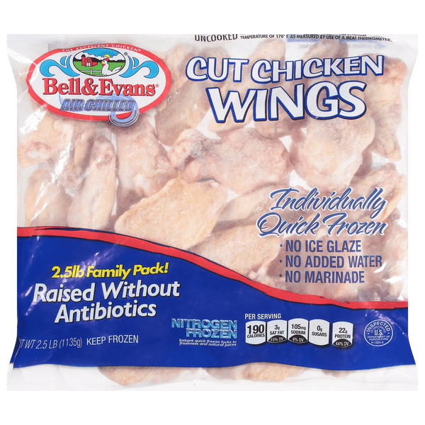 Save on Bell & Evans Cut Chicken Wings Frozen Order Online Delivery