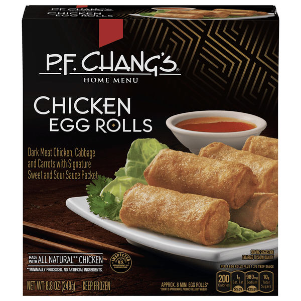 Save on P.F. Chang's Home Menu Chicken Egg Rolls 8 ct Order Online Delivery Giant