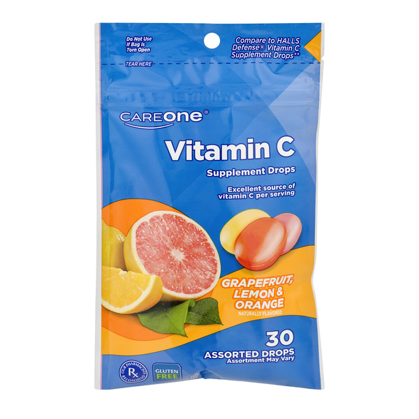 Save on CareOne Vitamin C Drops Grapefruit, Orange & Lemon Order Online