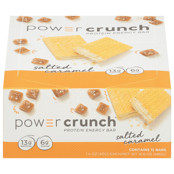 Save on Power Crunch Protein Energy Bar Salted Caramel 12 ct Order