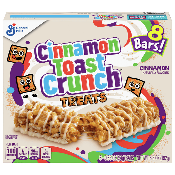 Save on Cinnamon Toast Crunch Treats Bar Cinnamon Flavored 8 ct Order