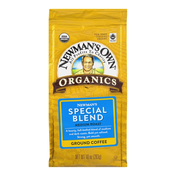 Save on Newman's Own Organics Special Blend Medium Roast Coffee (Ground