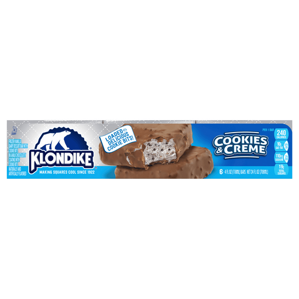 Save on Klondike Ice Cream Bars Cookies & Creme 6 pk Order Online