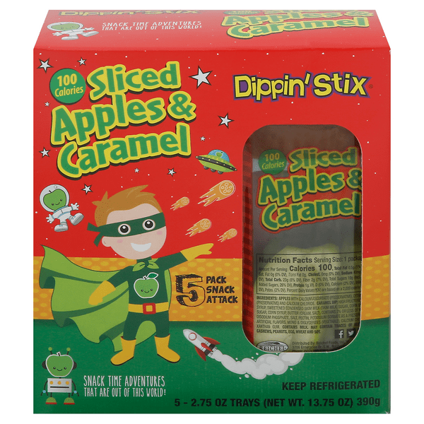 Save on Dippin' Stix Sliced Apples & Caramel 5 ct Order Online
