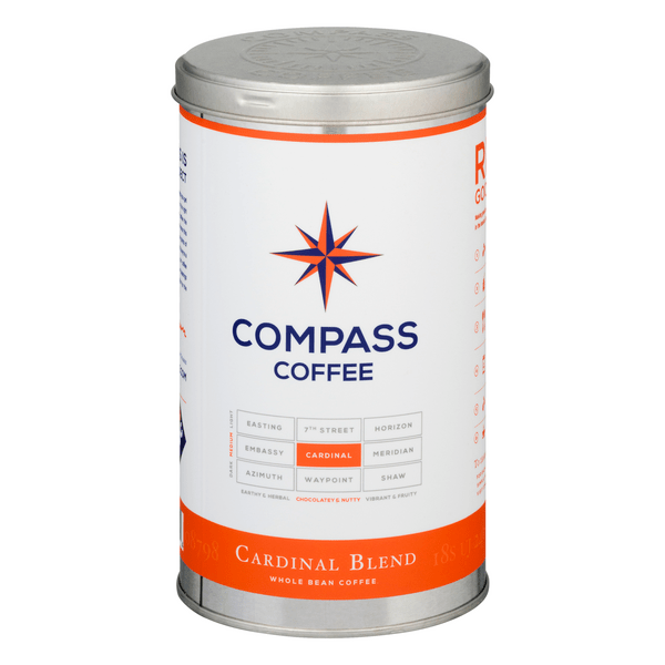 Save on Compass Cardinal Blend Medium Roast Coffee (Whole Bean) Order