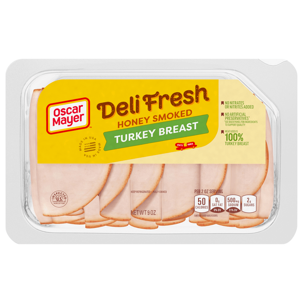 Save on Oscar Mayer Deli Fresh Honey Smoked Turkey Breast Sliced Order
