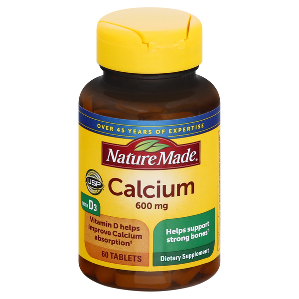Save on Nature Made Calcium with Vitamin D3 600 mg Dietary Supplement
