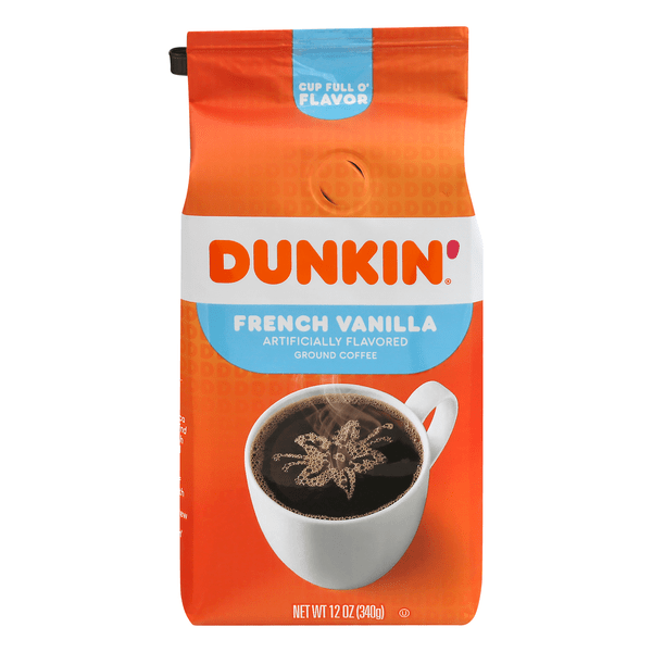 Save on Dunkin' French Vanilla Coffee (Ground) Order Online Delivery