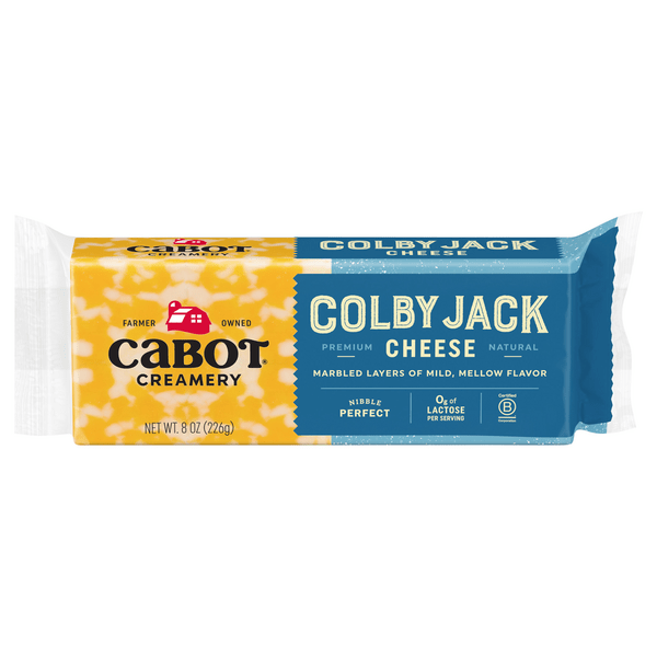 Save on Cabot Colby Jack Cheese Block Order Online Delivery Stop & Shop