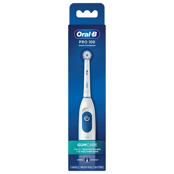Save on OralB Pro 100 Gum Care Battery Powered Toothbrush Order Online