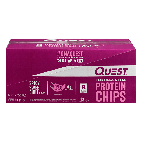 Save on Quest Protein Chips Tortilla Style Spicy Sweet Chili Order