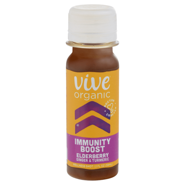 Save on Vive Organic Elderberry Ginger Turmeric Immunity Boost Wellness