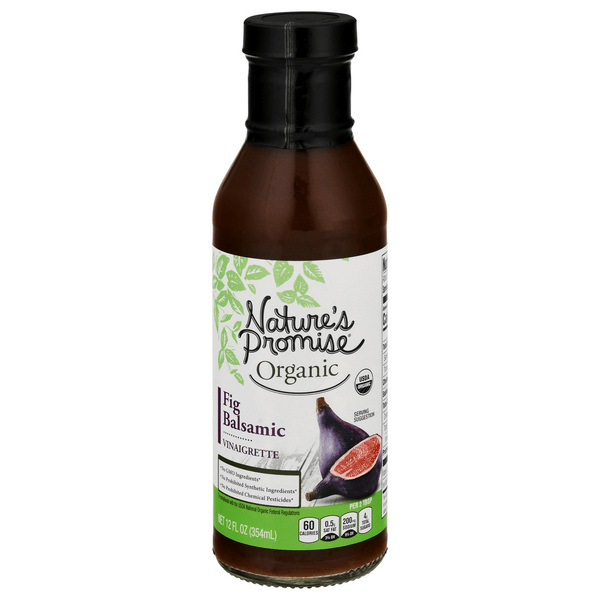 Save on Nature's Promise Organic Fig Balsamic Vinaigrette Dressing