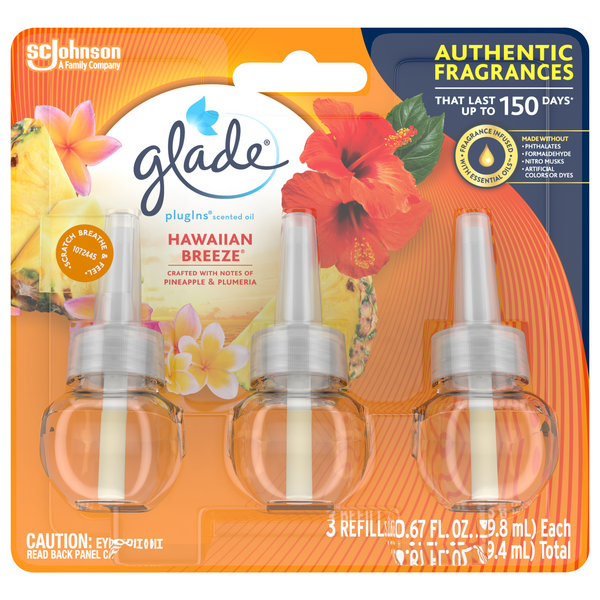 Save on Glade plugIns Hawaiian Breeze Scented Oil Refill Order Online