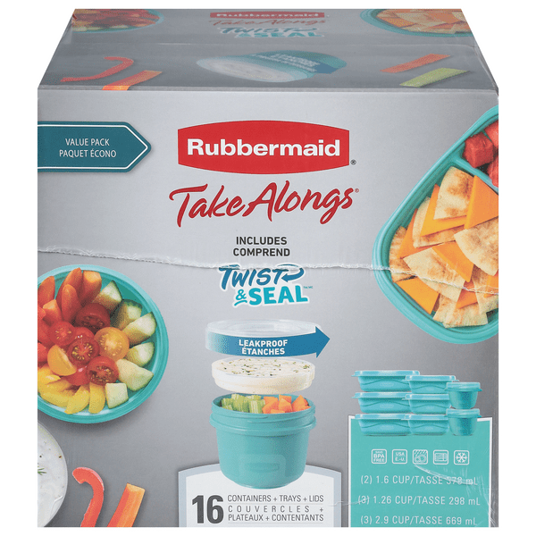 Save on Rubbermaid Take Alongs Containers Trays & Lids Order Online