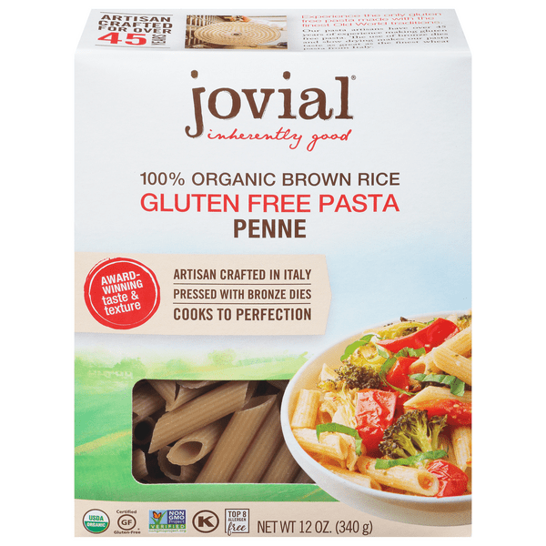Save on jovial Brown Rice Penne Pasta Gluten Free Organic Order Online
