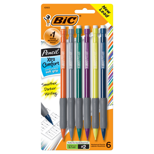 Save on BIC Xtra Comfort Pencil Soft Grip Mechanical Pencils .7 mm