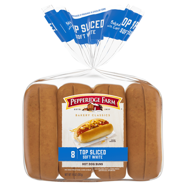 Save on Pepperidge Farm Classics Top Sliced Soft White Hot Dog Buns 8
